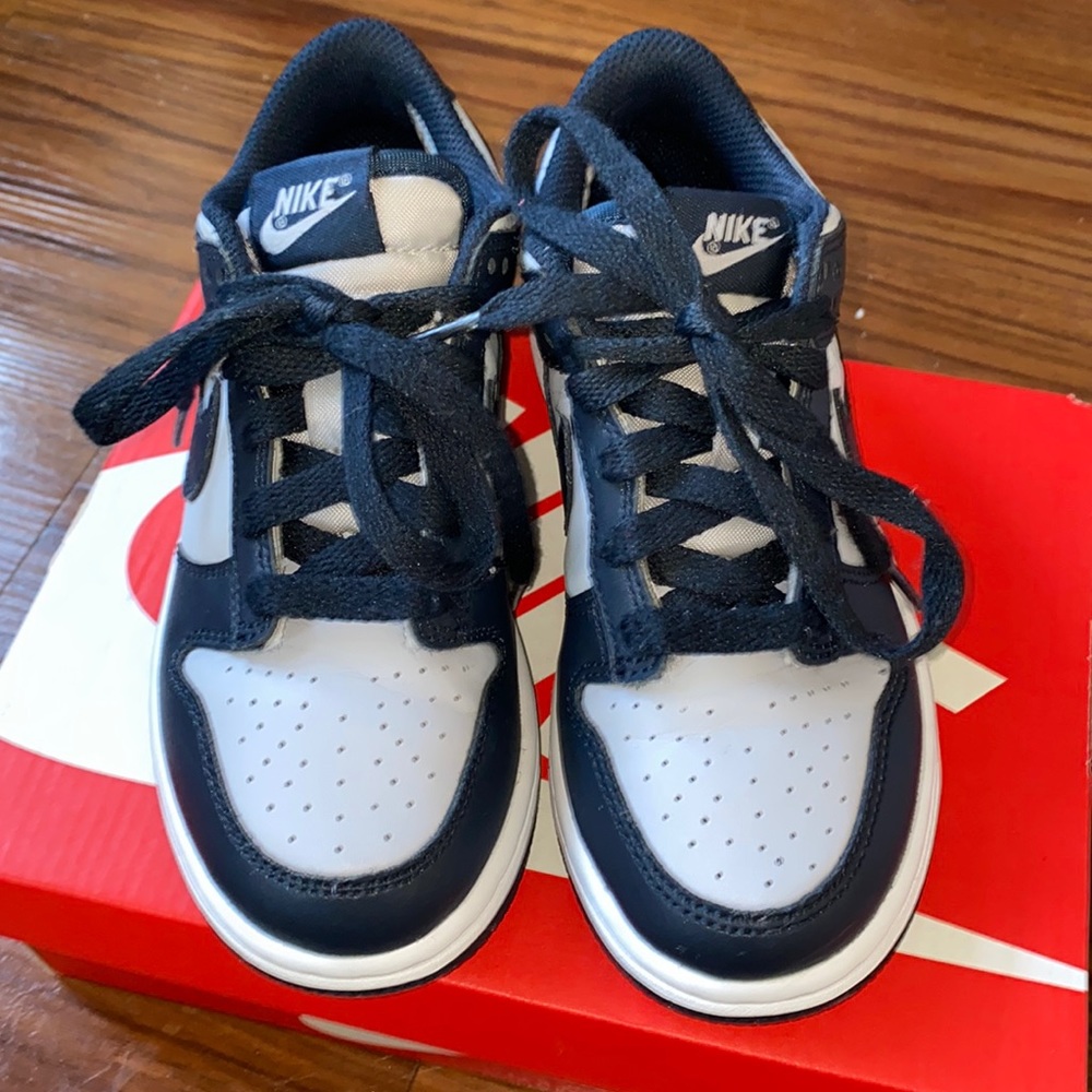 NIKE DUNK LOW (PS) wolf grey/ dark obsidian
